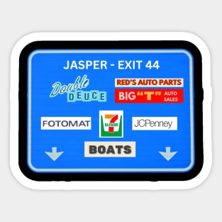 Road House: Jasper Exit Sticker